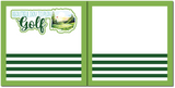 Beautiful Day to Play Golf - Scrapbook Double Page Kit