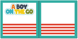 A Boy on the Go - Scrapbook Double Page Kit