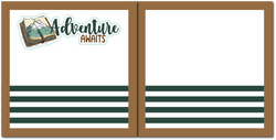 Adventure Awaits - Scrapbook Double Page Kit