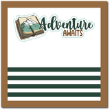 Adventure Awaits - Scrapbook Single Page Kit