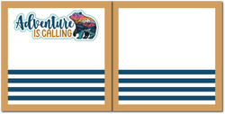 Adventure is Calling - Scrapbook Double Page Kit