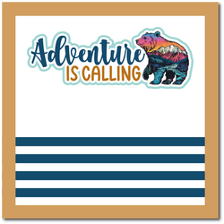 Adventure is Calling - Scrapbook Single Page Kit