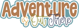 Adventure is Out There - 4 Frames - Scrapbook Page Layered Overlay Kit