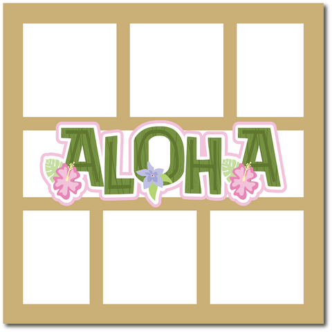 Aloha - Scrapbook Single Page Kit