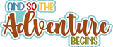 And So the Adventure Begins - Scrapbook Single Page Kit
