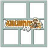 Autumn Days - 5 Frames - Scrapbook Page Layered Overlay Kit