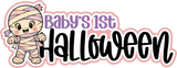 Baby's 1st Halloween - Scrapbook Single Page Kit