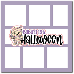 Baby's 1st Halloween - Scrapbook Single Page Kit