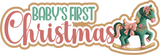 Baby's First Christmas - Scrapbook Page Layered Overlay Kit - 8.5 x 11