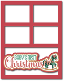 Baby's First Christmas - Scrapbook Page Layered Overlay Kit - 8.5 x 11