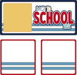 Back to School 2026 - Scrapbook Page Photo Mat Set