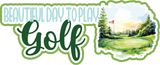 Beautiful Day to Play Golf - Scrapbook Single Page Kit