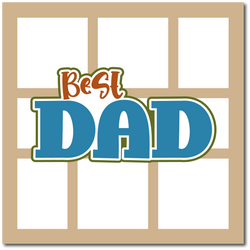 Best Dad - Scrapbook Single Page Kit