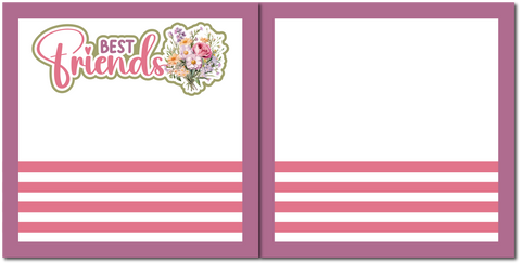 Best Friends - Scrapbook Double Page Kit