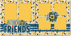 Best of Friends - Scrapbook Double Page Kit