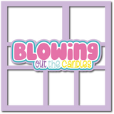 Blowing Out the Candles - 5 Frames - Scrapbook Page Layered Overlay Kit