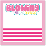 Blowing Out the Candles - Scrapbook Single Page Kit