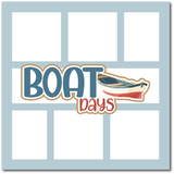 Boat Days - Scrapbook Single Page Kit