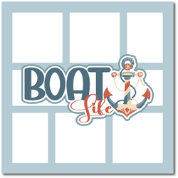 The Boat Life - Scrapbook Single Page Kit