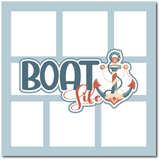 The Boat Life - Scrapbook Single Page Kit