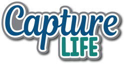 Capture Life - Scrapbook Page Title Sticker