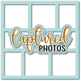 Captured Photos - 6 Frames - Scrapbook Page Layered Overlay Kit
