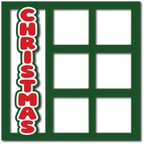 Christmas - 6 Square Frames - Layered Overlay - Digital Cut File - SVG - INSTANT DOWNLOAD