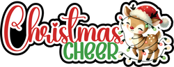 Christmas Cheer - Scrapbook Page Title Sticker