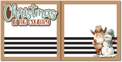 Christmas in the Country - Printed Premade Scrapbook (2) Page 12x12 Layout