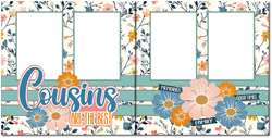 Cousins are the Best - Scrapbook Double Page Kit