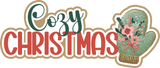 Cozy Christmas - 5 Frames - Scrapbook Page Layered Overlay Kit