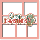 Cozy Christmas - 5 Frames - Scrapbook Page Layered Overlay Kit