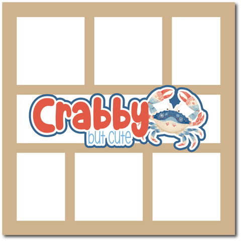 Crabby but Cute - Scrapbook Single Page Kit