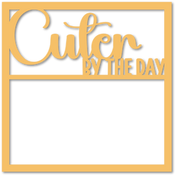Cuter by the Day - Scrapbook Page Overlay - Choose a Color