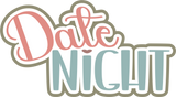 Date Night - 3 Frames - Scrapbook Page Layered Overlay Kit