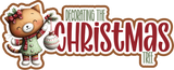 Decorating the Christmas Tree - 2 Frames - Scrapbook Page Layered Overlay Kit