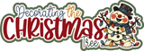 Decorating the Christmas Tree - 6 Frames - Scrapbook Page Layered Overlay Kit