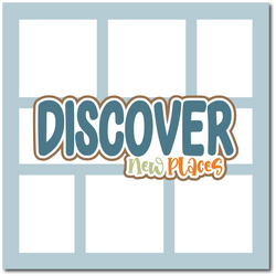 Discover New Places - Scrapbook Single Page Kit