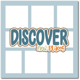 Discover New Places - Scrapbook Single Page Kit