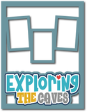 Exploring the Caves - Scrapbook Page Layered Overlay Kit - 8.5 x 11