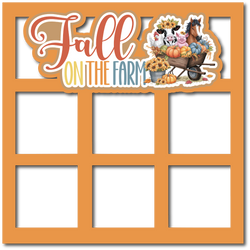 Fall on the Farm - Scrapbook Page Layered Overlay Kit