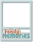 Family Memories - Scrapbook Page Layered Overlay Kit - 8.5 x 11