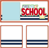First Day of School 2026 - Scrapbook Page Photo Mat Set