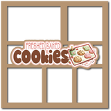 Fresh Baked Cookies - 5 Frames - Scrapbook Page Layered Overlay Kit