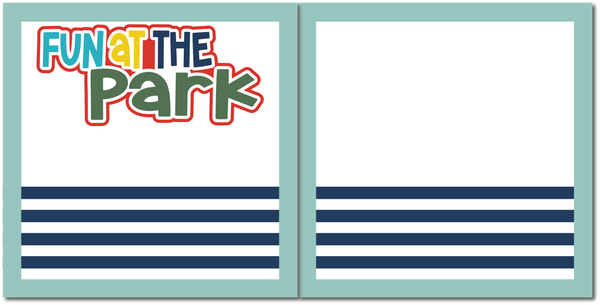 Fun at the Park - Scrapbook Double Page Kit