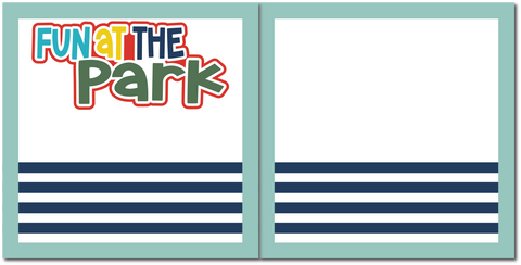 Fun at the Park - Scrapbook Double Page Kit