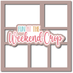 Fun at the Weekend Crop -5 Frames - Scrapbook Page Layered Overlay Kit