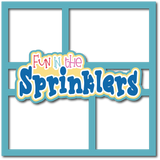 Fun in the Sprinklers - 2 Frames - Scrapbook Page Layered Overlay Kit