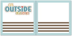 Get Outside & Roam - Scrapbook Double Page Kit