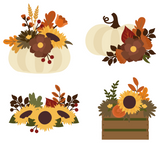 Give Thanks - Scrapbook Double Page Kit